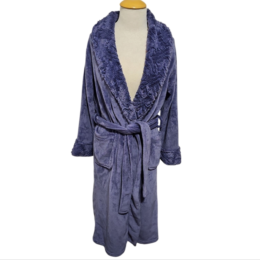 Carole Hochman Plush Purple Robe